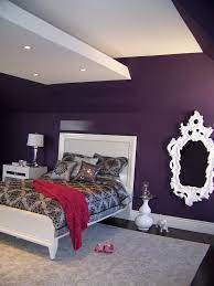 Nina Sobinina Design Deep Purple For A Teenager Purple Bedrooms Bedroom Colors Contemporary Bedroom