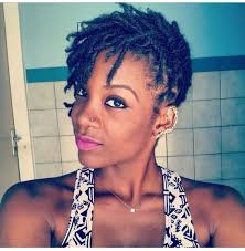 This updo for short hair can be used as an look or for a special occasion. Short Loc Styles For Ladies Novocom Top