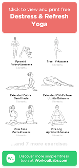 Destress Refresh Yoga Workoutlabs Fit Workout Labs Stress Symptoms Destress