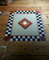 An Old Patched Floor Where A Heat Register Once Came Up Marred The 1795 Old Pine Floor So We Took An Idea Seen In An Ant Pine Floors Heat Registers Flooring