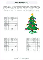 Printable logic puzzles for kids. Printable Christmas Math And Number Puzzles For Kids And Math Students