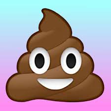Premium Vector | Om Nom Nom Comic Cartoon Card. Icecream Cone With Poop