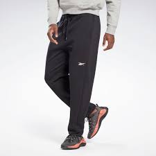 Shop reebok's selection of men's workout and track pants online in a variety of styles and colors. Reebok Dreamblend Cotton Track Pants Black Reebok Us