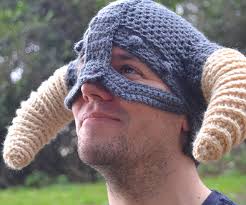 This is a pattern and/or instructions. Crochet Skyrim Viking Helmet