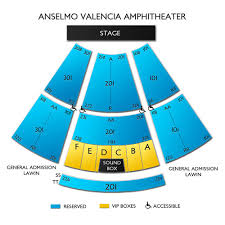 Anselmo Valencia Amphitheater 2019 Seating Chart