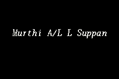 He earned a doctorate in economics from andhra university. Murthi A L L Suppan Advocate And Solicitor In Petaling Jaya