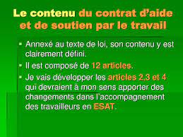 Contrat de soutien et d aide par le travail. Ppt Loi 2005 102 Du 11 Fevrier 2005 Powerpoint Presentation Free Download Id 4938763