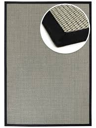 Sisal teppich flachflor flecht struktur wohnzimmer punkte grau silber wohnzimmerteppich esszimmerteppich teppichlaufer flur laufer verschied farben kaufen bei kayoom gmbh bazar365. Sisal Teppich Brasil Natur Schwarz