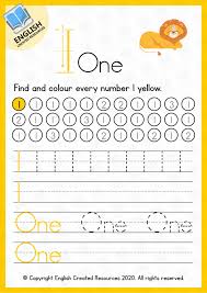 maths worksheets tracing numbers 1 20 english created resources