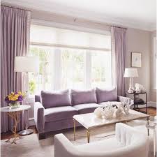Mauve Contemporary Light Purple Solid Curtains For Sale