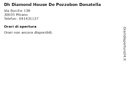 Releasing on labels like inermu, seven dials, roush, material, sura, king street, rendr, among others. á Orari Di Apertura Dh Diamond House De Pozzobon Donatella Via Barche