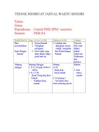 Jangan lupa libatkan anak dalam membuat jadwal ini dan mintalah persetujuannya agar anak mampu melaksanakan jadwal. Teknik Membuat Jadual Waktu Sendiri