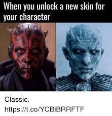 From the new gridlock loading . When You Unlock A New Skin Fr Your Character Classic Httpstcoycbibrrftf Video Games Meme On Me Me