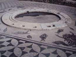 Mosaique De La Maison Des Dieux Ocean Mosaique Romain Marin