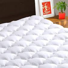 Texartist Mattress Pad Cover Queen Cooling Mattress Topper 400 Tc Cotton Pillow Top With 8 21 Deep Pocketby Texarti Mattress Pad Mattress Pad Cover Mattress