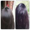 Garnier Dark Intense Violet Before And After