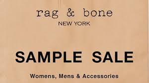 Rag And Bone Sample Sale Flyer Warehousesales Com