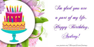 We did not find results for: I M Glad You Are A Part Of My Life Happy Birthday Audrey Greetings Cards For Birthday For Audrey Messageswishesgreetings Com