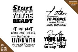 Download Motivational Quotes Svg Bundle Graphic By Saudagar Creative Fabrica PSD Mockup Templates