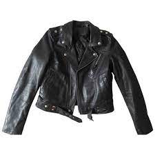 Blk Dnm Black Leather Jacket Blkdnm Cloth Leather Jacket Jackets Black Leather Jacket