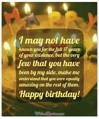 We did not find results for: Heartfelt 17th Happy Birthday Wishes And Images