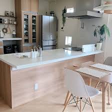 部屋全体 カップボード 冷蔵庫 studio clip イームズチェア などのインテリア実例 2018 11 18 13 18 54 roomclip ルームクリップ イームズチェア インテリア おしゃれ リビング 模様替え