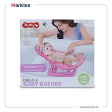 Safely and securely bathe your newborn in comfort with the summer deluxe baby bather. Ibaby Deluxe Baby Bath Seat Markitee