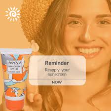Don't let the sun dull your shine! Skyella sunscreen promises to keep your  skin radiant and protected. “✨☀️ It's reminder to apply Skyella sunscreen  🫡 ORDER NOW: NOON :  https://www.noon.com/egypt-en/skyella-sunscreen-spf-50/ZCDCB3A5DE0DE0E89DCDCZ/p  ...