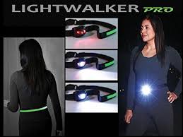 Lightwalker Pro Running Light 160 Lumens Safety Light For Night Running Walking Camping And Emergencies And Led Bel Safety Lights Reflective Belt Camping Gear