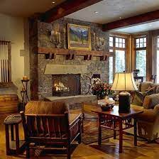 Rustic Living Room Just Take Out The Furniture Rustic Family Room Family Room Home