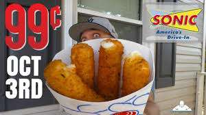Most of those calories come from fat (43%) and carbohydrates (42%). Sonic 99 Cent Mozzarella Sticks Food Review Youtube