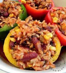 Vegetarian Stuffed Peppers Happily Unprocessed Recipe Vegan Stuffed Peppers Stuffed Peppers Whole Food Recipes