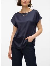 VERO MODA TOP DONNA MERLE MIX WVN GA NOOS Taglia XS Colore Navy blazer