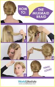 How To The Milkmaid Braid Worldlifestyle In 2020 Hair Styles Long Hair Styles Braids For Long Hair