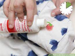 Next, mix hydrogen peroxide with cold water and pour it on top of your sheet. Period Blood Out Of Sheets