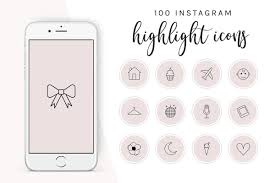 100 Instagram Story Highlight Icons Instagram Templates Creative Market Ideias Instagram Templates Para Instagram Instagram