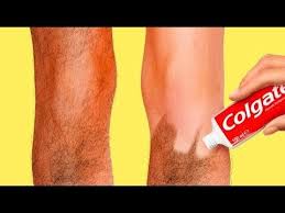 Like the above tip in this list of home remedies for hair removal, sugar when mixed with honey and lemon juice could act as a good homemade wax for hair removal from the body parts like hands or legs. Toothpaste Hair Removal How To Get Rid Of Unwanted Hair Using Toothpaste Youtube