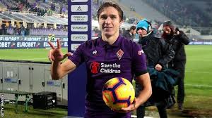 # forzaviola # fiorentina pic.twitter.com/ofwbggscq6. Fiorentina 7 1 Roma Federico Chiesa Scores A Hat Trick As The Viola Reach The Coppa Italia Semi Finals Bbc Sport