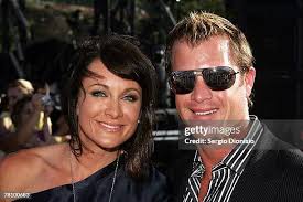 Australian cricketer Brett Lee, Liz Kemp, Lee Furlong and partner... News  Photo