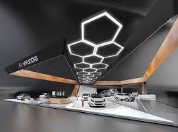 Hyundai Booth Ami Leipzig On Behance Showroom Design Garage Design Car Showroom Interior