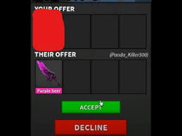 This is a blog post about how the mm2 value list can be used by businesses of all sizes! Mm2 Trading For Purple Seer Youtube