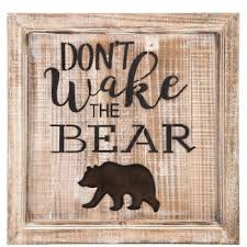 Don T Wake The Bear Wood Wall Decor Hobby Lobby 1637404 Wood Pallet Wall Decor Wood Wall Decor Woodsy Decor