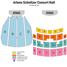 Arlene Schnitzer Concert Hall Seating Chart Scxhjd Org