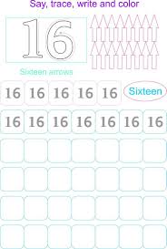 Number 16 Worksheet Writing Numbers Kindergarten Handwriting Worksheets For Kindergarten Writing Worksheets