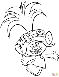 Poppy From Trolls Coloring Page From Dreamworks Trolls Category Select From 29179 Printable C Poppy Coloring Page Disney Coloring Pages Cartoon Coloring Pages