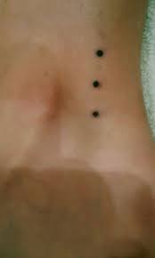 This has some spoilers, but i'm going out on a limb here and going to assume that everyone unfortunately, i doubt the 3 dots themselves actually contain a meaning. Three Dots Tattoo Means My Crazy Life In Prisoners Language Dot Tattoo Meaning Dot Tattoos Three Dots Tattoo Meaning