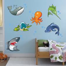 Undersea ocean wall decals stickers include seaweed, ocean waves,and every kind of sea. Under The Sea Wall Decal Animal Wall Decal Murals Primedecals