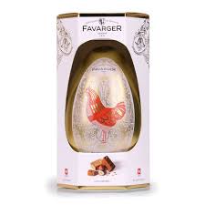 Favarger Grand Oeuf De Paques En Metal Garni De Chocolats Suisses Chocolat Suisse Oeufs De Paques Crepes Au Yaourt