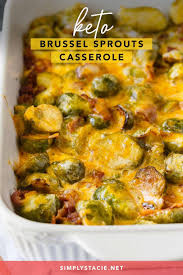 Keto Brussels Sprouts Casserole Recipe Brussel Sprouts Summer Side Dishes Recipes Yummy Casseroles