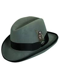 The Groom S Hat Stacey Adams Grey Black Godfather Homburg Got Great Deal At Www Clothingconnectiononline Com Hats Men Homburg Hat